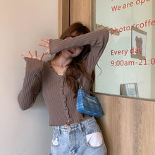 Load image into Gallery viewer, Women V-Neck Knitted Sweaters