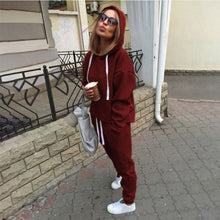 Load image into Gallery viewer, Jogging Suit Solid Color Tracksuits