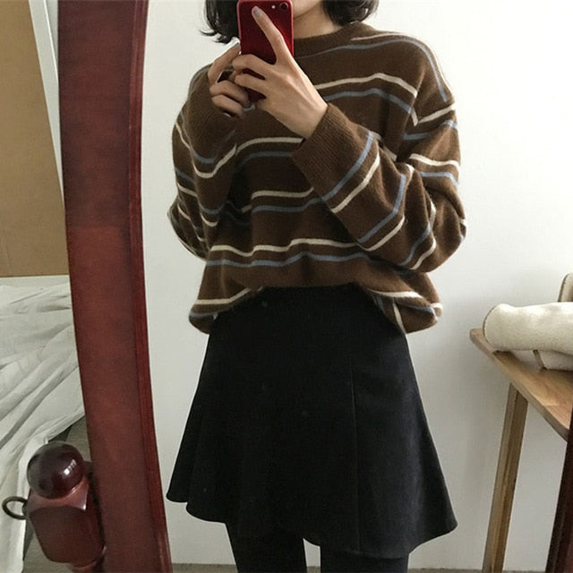 Soft Autumn O-Neck Sweaters