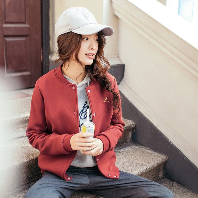 INMAN 2020 Artsy Embroidery  Baseball  Jacket